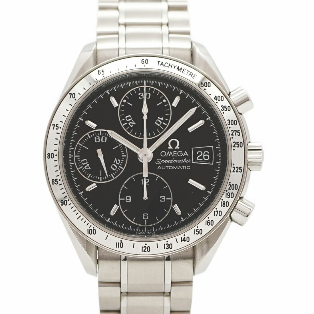 Omega Speedmaster 3513.50 Black Dial Men's Watch: --- Catalog ---Category: SizeWrist Size: 17.5cm / 6.88''Case Diameter: 38mm / 1.5''Category: DesignType: WristwatchGender: MenColor (Dial): BlackMaterial (Band): Stainless steelMaterial (Case): Stainl