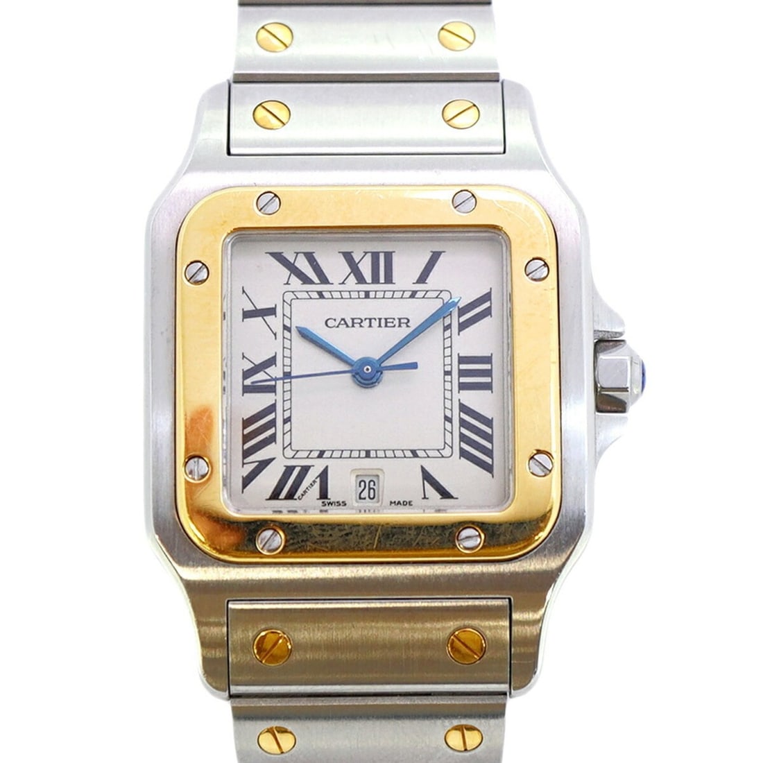 Cartier Santos Galbe LM W20011C4 Silver Dial Boys' Watch (1 of 11)