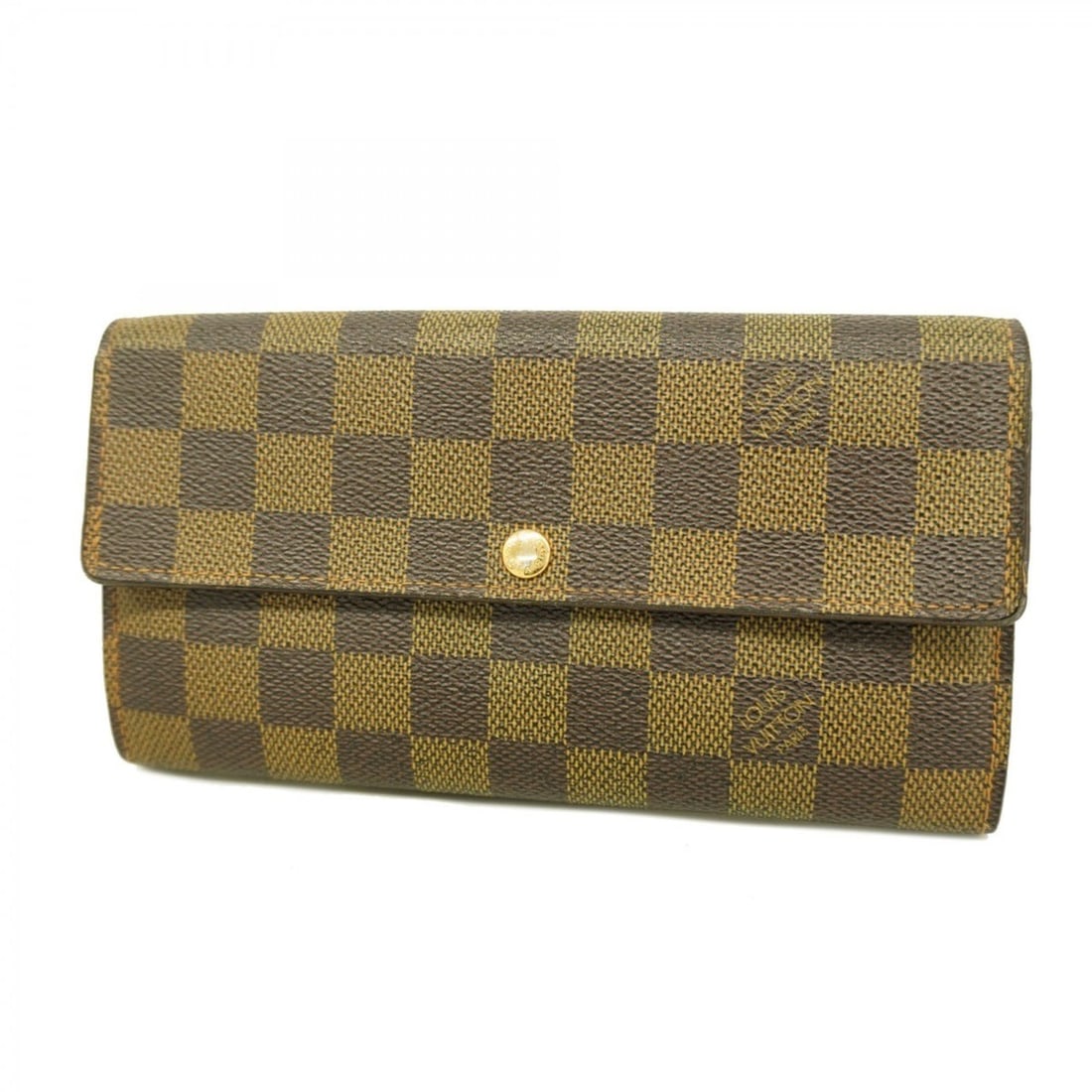 Louis Vuitton Damier Portefeuille Sarah Long Wallet N61734 Ebene Women's (1 of 17)
