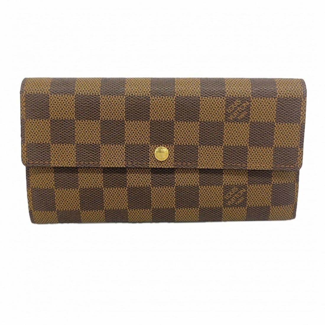 Louis Vuitton Damier Portefeuille Sarah Long Wallet N61734 Ebene Women's (1 of 13)