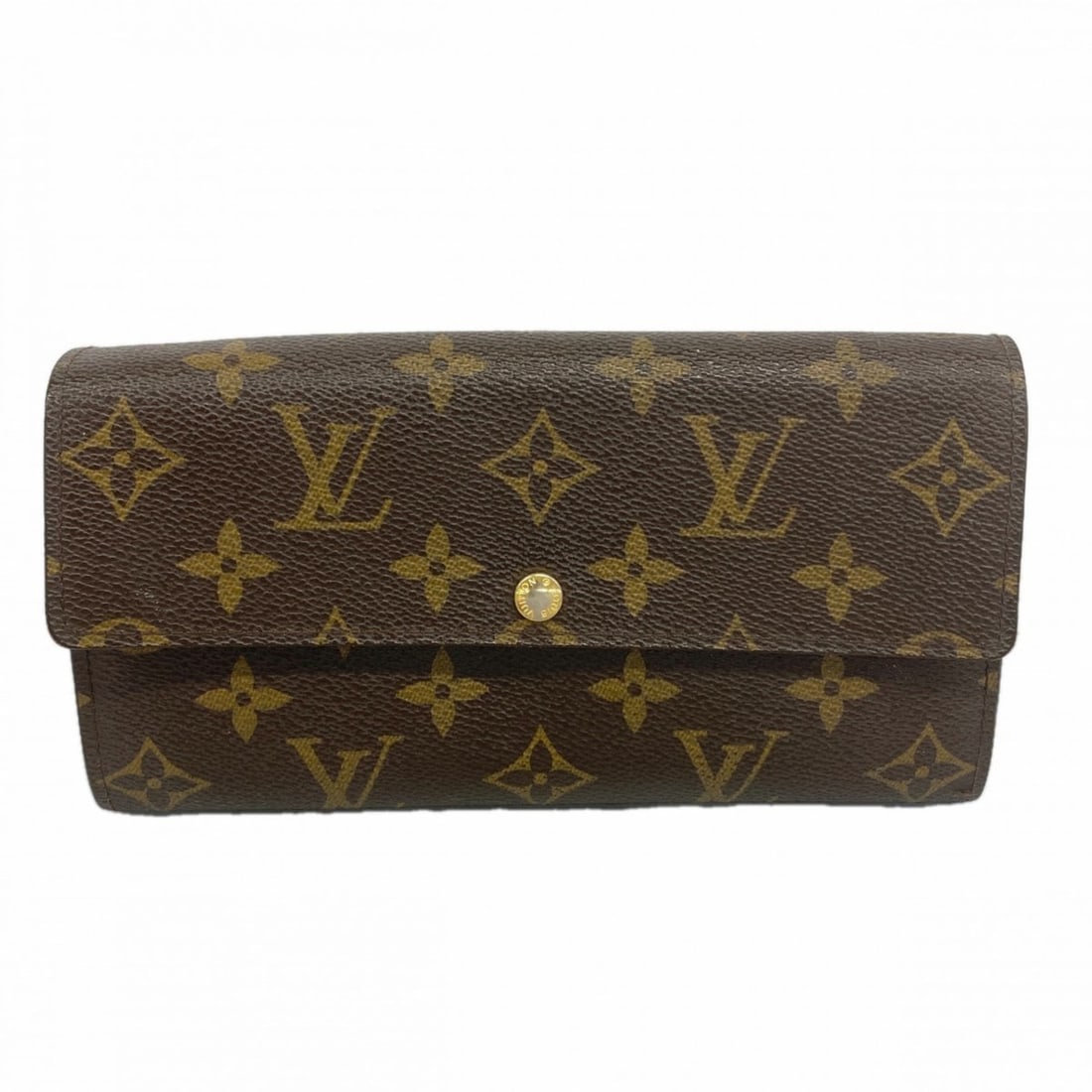 Louis Vuitton Monogram Portefeuille Sarah Long Wallet M61734 Brown Women's (1 of 12)