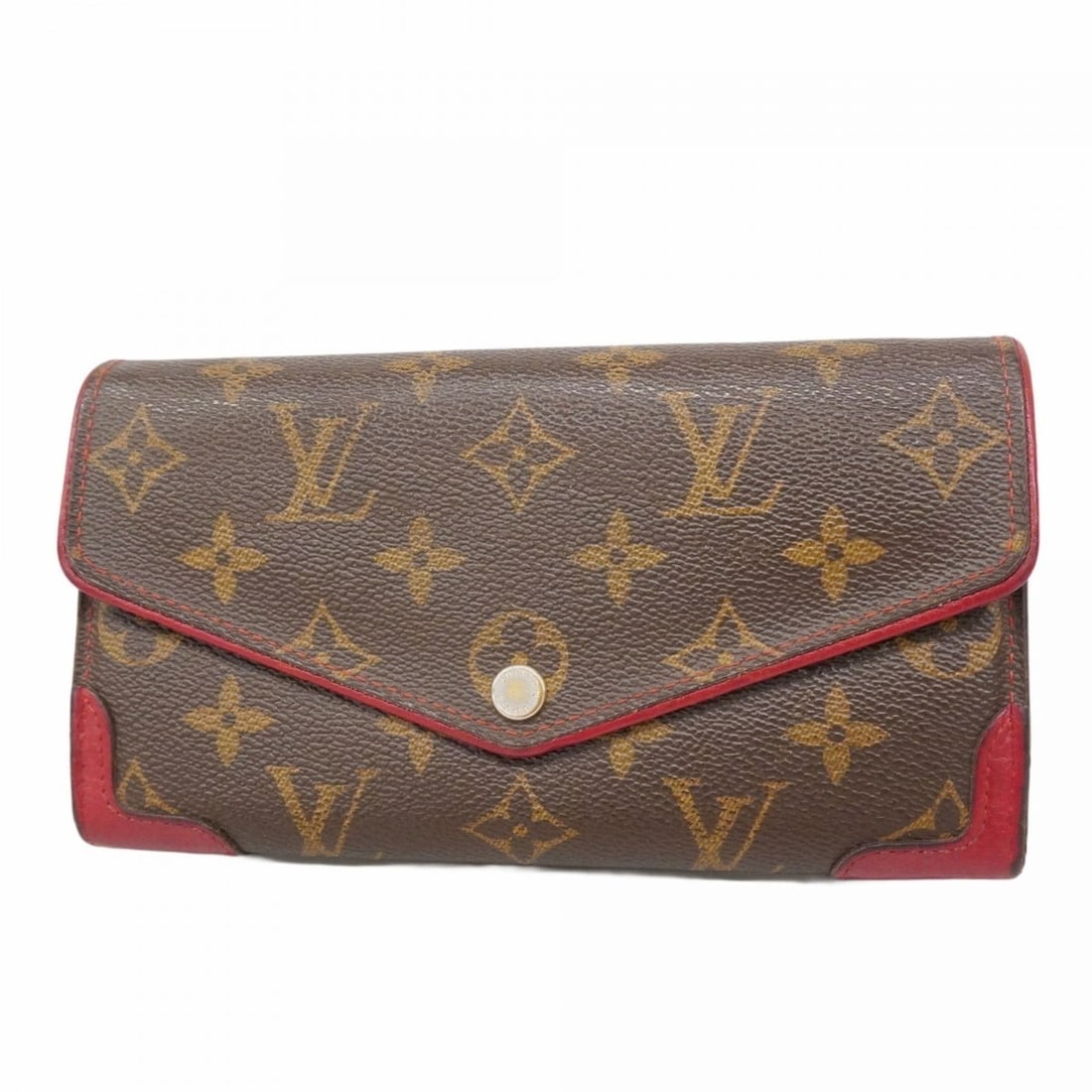 Louis Vuitton Monogram Retiro Portefeuille Sarah Long Wallet M61184 Brown, Women's (1 of 17)
