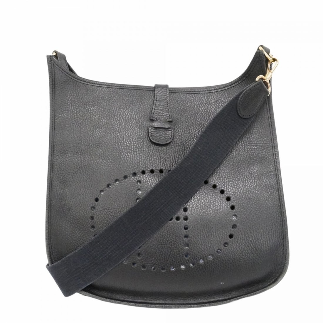 Hermes Hermès Evelyn 1GM Ardennes Shoulder Bag, Black, B Stamp, Women's (1 of 20)