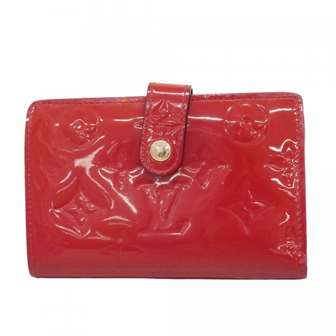 Louis Vuitton Vernis Portefeuille Viennois Wallet M91768 Rose Indigo Women's (1 of 17)