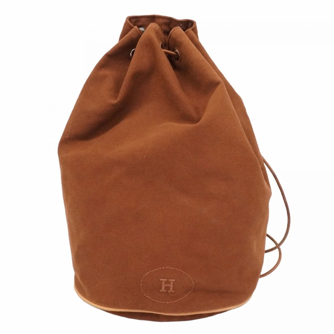 Hermes Hermès Polochon Mimir GM Shoulder Bag in Brown Canvas for Women (1 of 16)