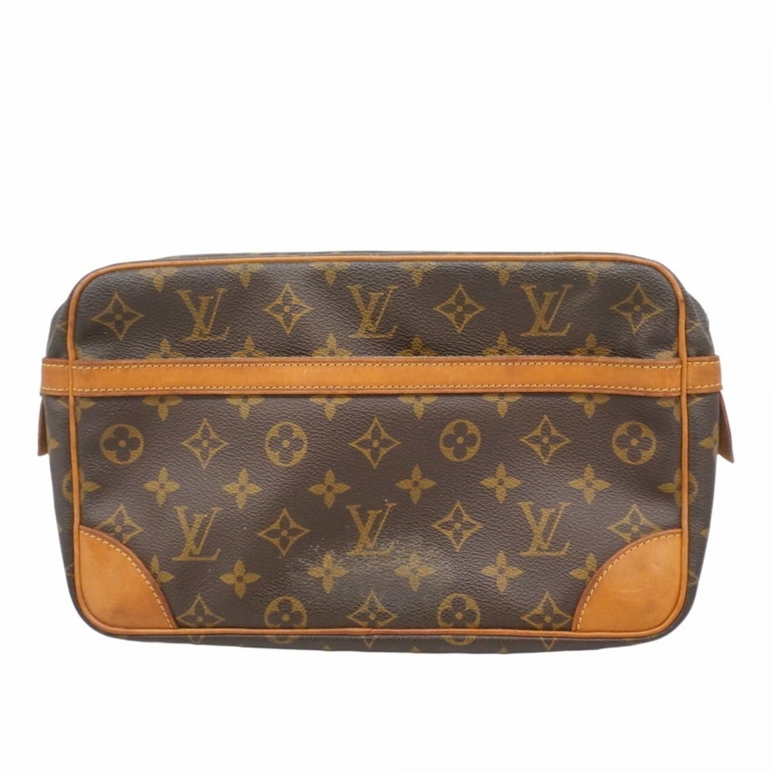 Louis Vuitton Monogram Compiègne 28 Clutch Bag M51845 Brown Men's/Women's: --- Catalog ---Category: SizeSize (HxWxD): 17cm x 27.5cm x 6.5cm / 6.69'' x 10.82'' x 2.55''Category: DesignType: Clutch bagColor: BrownGender: Men,WomenCategory: GeneralMPN: M51845Brand: Louis Vuitto