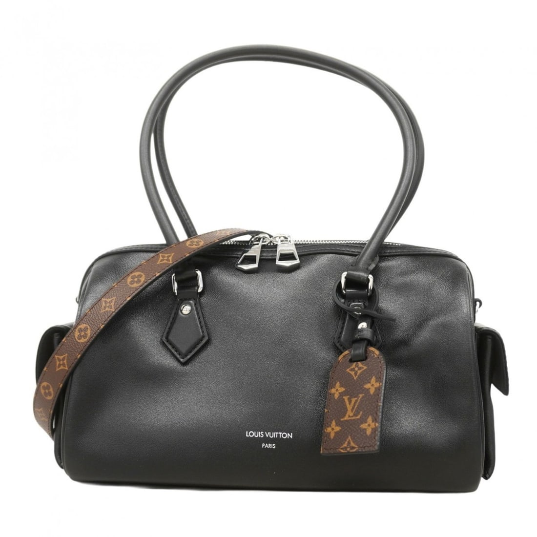 Louis Vuitton Speedy Cargo Vibe Handbag M12934 Noir 2-Way Bag for Women: --- Catalog ---Category: SizeSize (HxWxD): 17cm x 28cm x 12cm / 6.69'' x 11.02'' x 4.72''Category: DesignType: HandbagColor: NoirGender: WomenCategory: GeneralMPN: M12934Brand: Louis Vuitton--- Item L