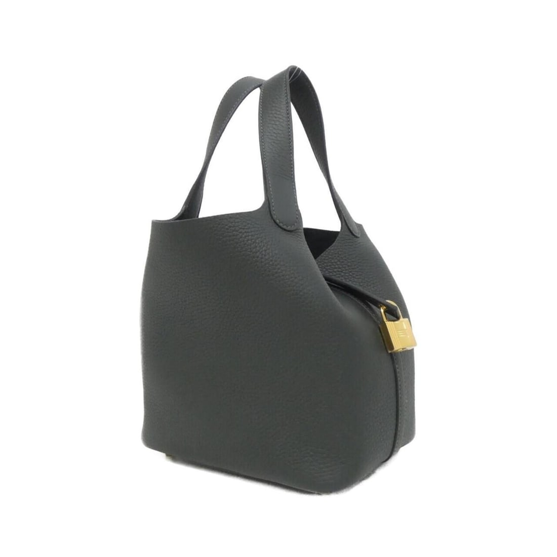 Hermes Hermès Picotin Lock PM 056289CC Handbag: --- Catalog ---Category: SizeSize (HxWxD): 18.5cm x 18cm x 13cm / 7.28'' x 7.08'' x 5.11''Category: DesignType: HandbagColor: Vert fonceGender: WomenMaterial: Taurillon clemence leather Hardware Color