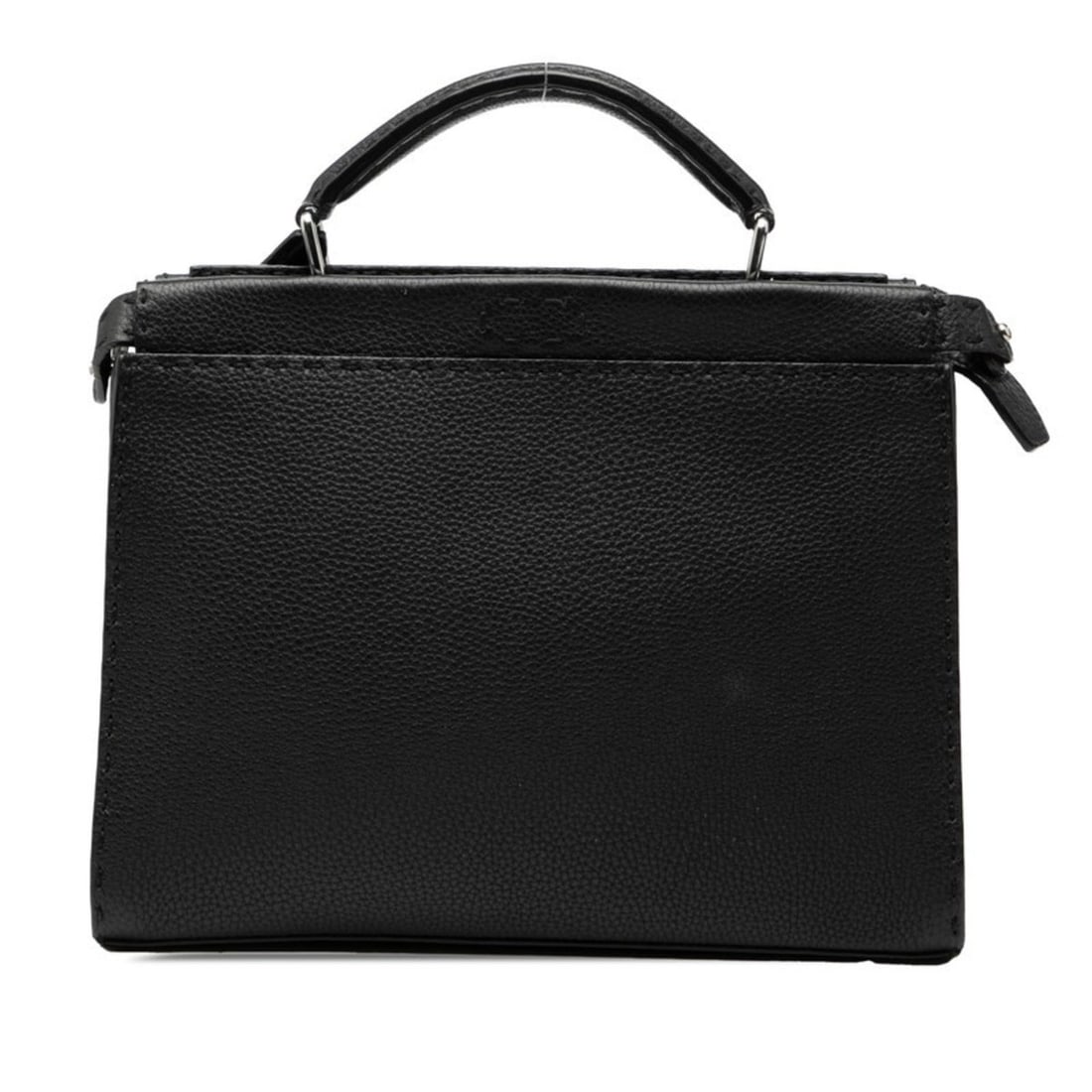 Fendi Selleria Peekaboo Fit Mini Handbag in Black Leather for Women (1 of 11)
