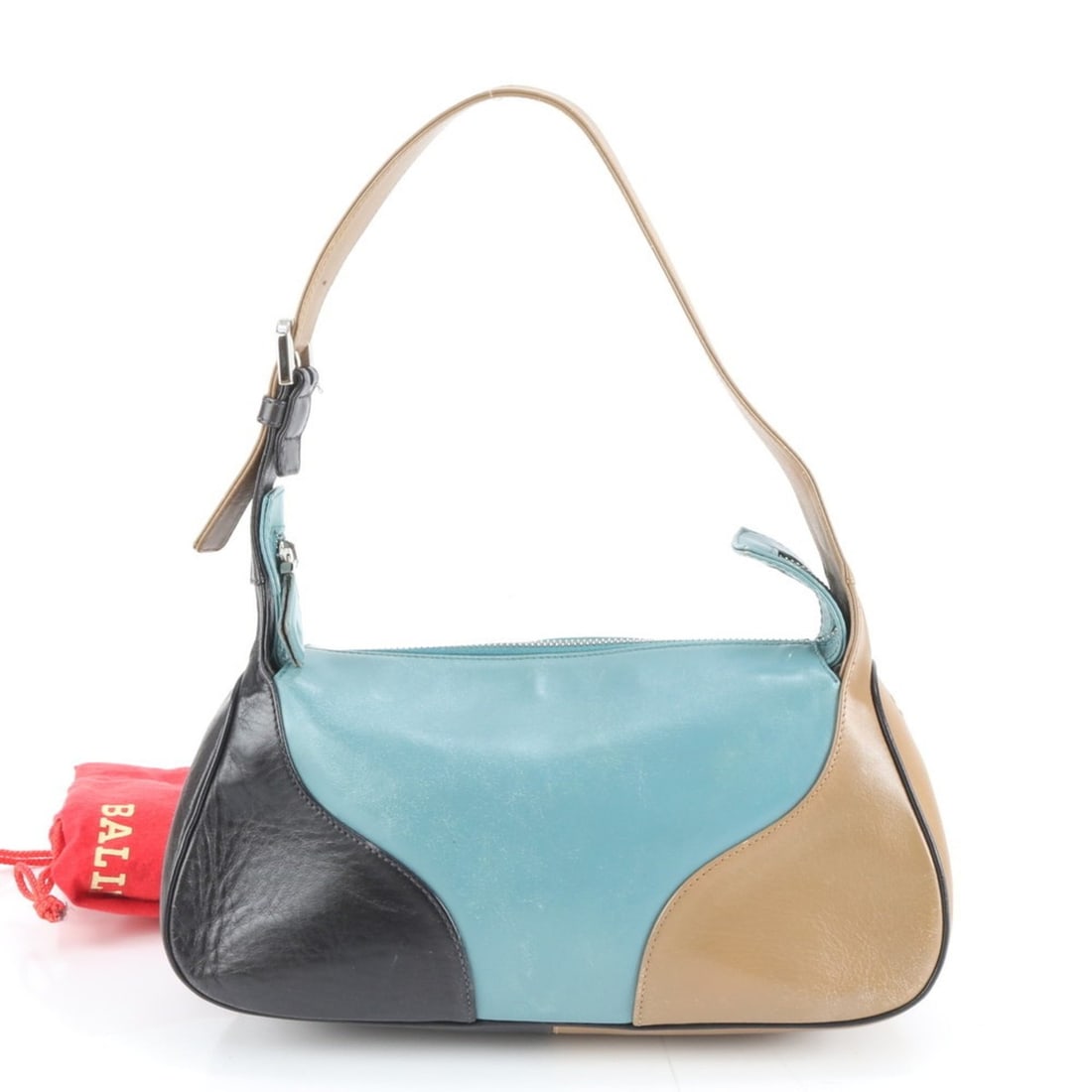Bally Italian Leather Shoulder Bag Tote Handbag Multicolor Women's: --- Catalog ---Category: SizeSize (HxWxD): 14cm x 27cm x 10cm / 5.51'' x 10.62'' x 3.93''Category: DesignType: Shoulder bagColor: BlueGender: WomenMaterial: Leather Category: GeneralBrand: BallyCountr