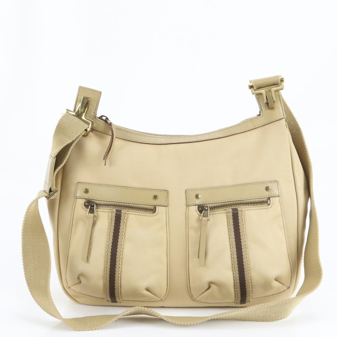 Gucci 90762 Leather Shoulder Bag Messenger Tote for Men (1 of 11)