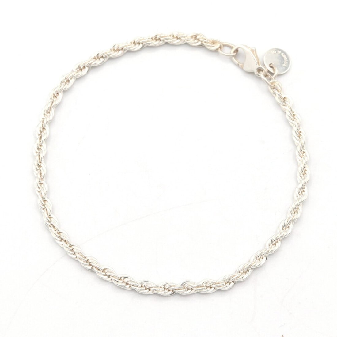 Tiffany & Co. Twisted Rope Sterling Silver Bracelet, Women's, 925 (1 of 11)