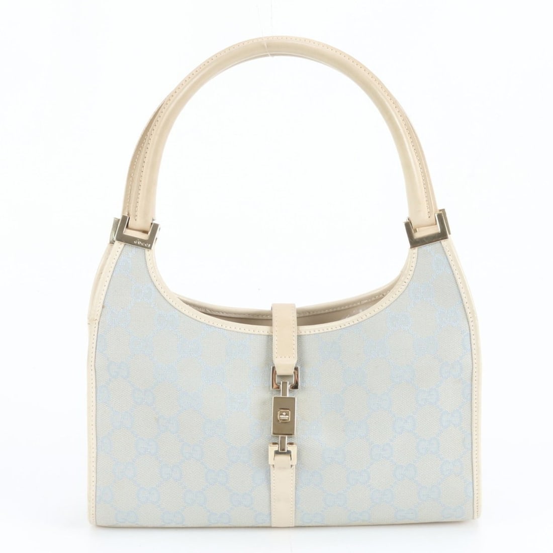 Gucci GG Canvas 002 1068 Leather Tote Bag Shoulder with Gold Hardware for Women: --- Catalog ---Category: SizeSize (HxWxD): 15cm x 26cm x 8cm / 5.9'' x 10.23'' x 3.14''Category: DesignType: Tote bagColor: BlueGender: WomenMaterial: Leather , Canvas Category: GeneralMPN: 002 1068Br