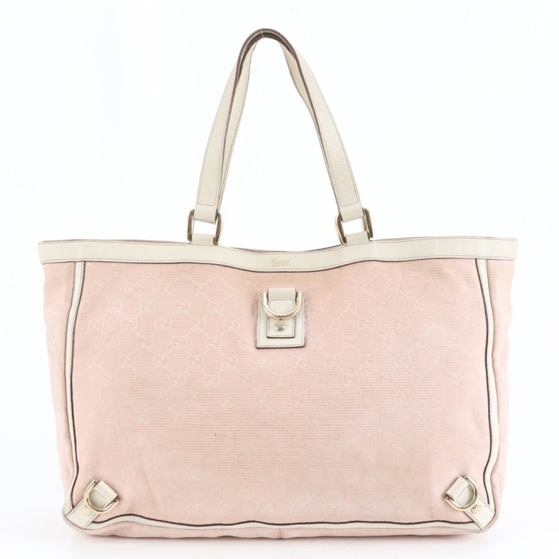 Gucci GG Canvas Abbey 141472 Leather Tote Bag Shoulder for Women (1 of 12)