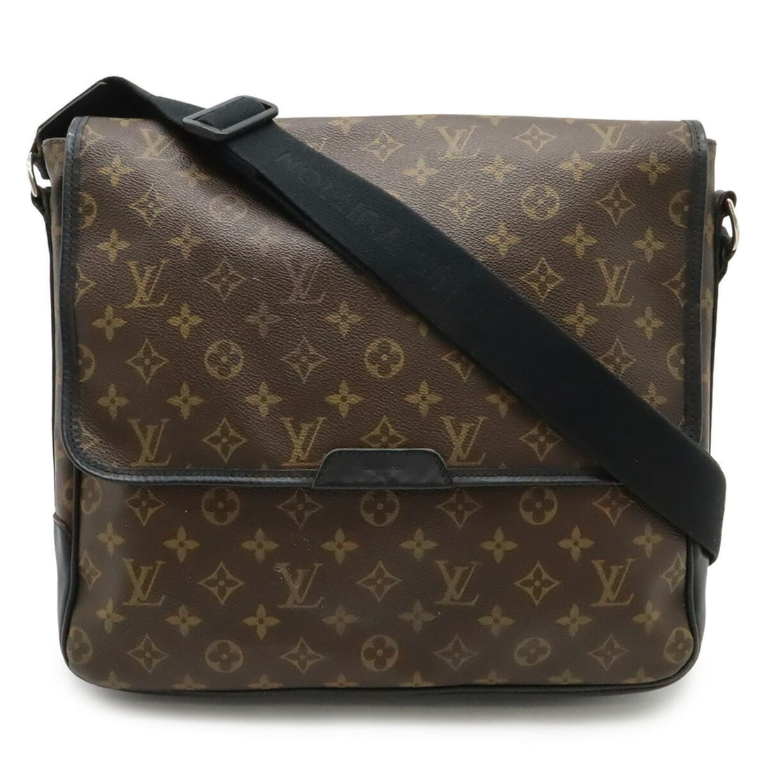 LOUIS VUITTON Monogram Macassar Bass GM Shoulder Bag M40386: --- Catalog ---Category: SizeWeight: 1.1kg / 2.42lb.Size (HxWxD): 33cm x 33.5cm x 7.5cm / 12.99'' x 13.18'' x 2.95''Strap Length: 168cm / 66.14''Category: DesignType: Shoulder bagColor: Black, BrownGe