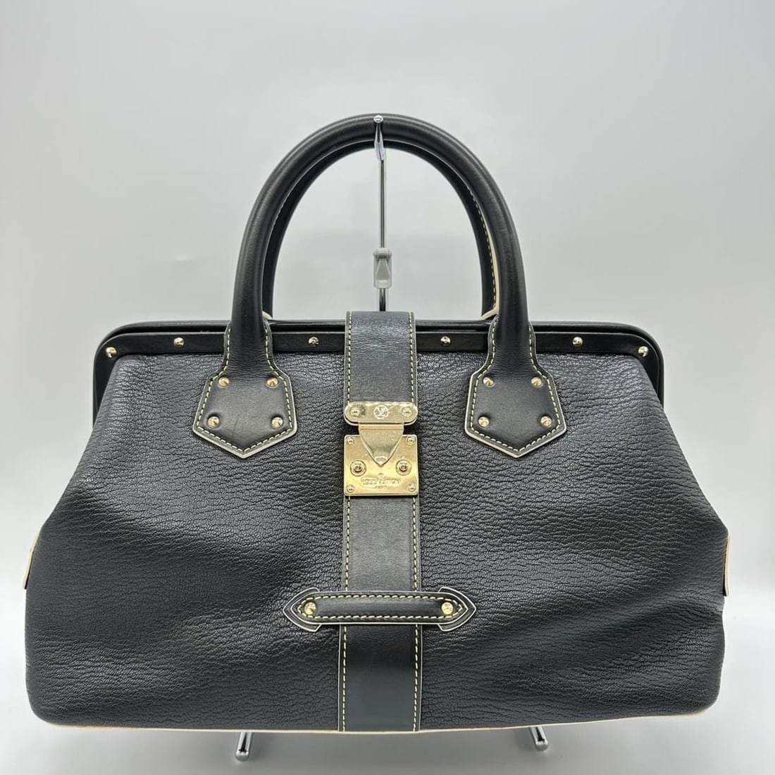 Louis Vuitton M91805 Suhali Ingenieu PM Handbag in Black for Men and Women (1 of 13)