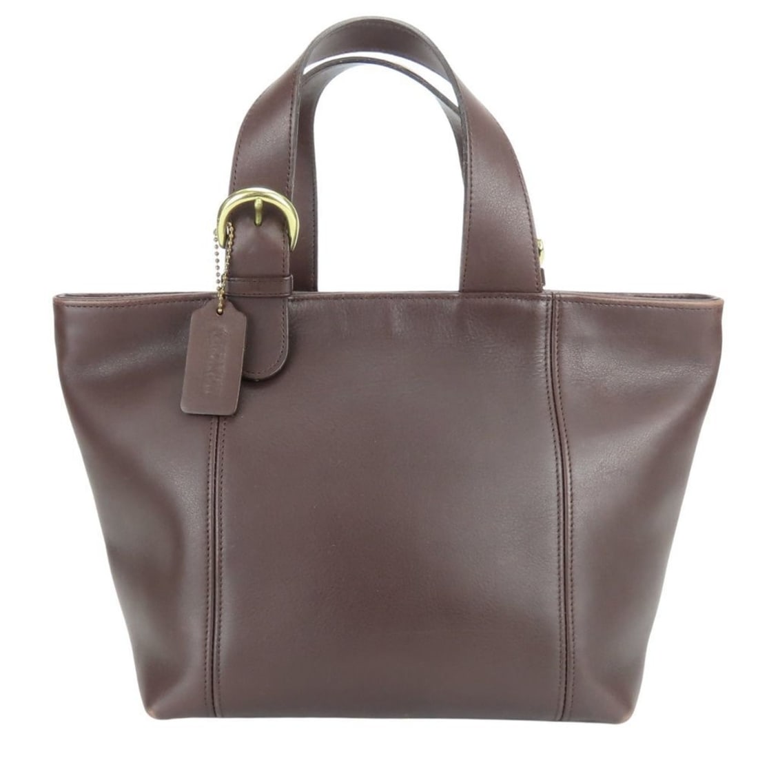 Coach handbag 4133 leather dark brown mini tote for women (1 of 20)