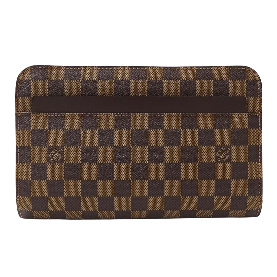 Louis Vuitton Damier Saint Men's Clutch Bag/Second Handbag N51993 Brown: --- Catalog ---Category: SizeSize (HxWxD): 16cm x 24.5cm x 6cm / 6.29'' x 9.64'' x 2.36''Category: DesignType: Clutch bagColor: Brown, Damier CanvasGender: MenMaterial: Damier Canvas Category: General
