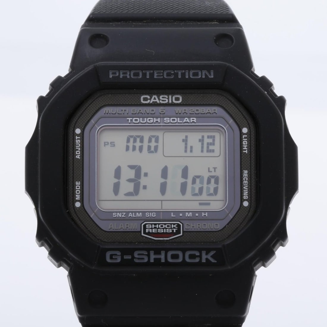CASIO GSHOCK DIGITAL 5000 SERIES GW5000U Men's Digital Watch, Black, Stainless Steel, Resin: --- Catalog ---Category: SizeWrist Size: 16cm / 6.29''Case Diameter: 42.8mm / 1.69''Category: DesignType: WristwatchGender: MenColor (Dial): BlackMaterial (Case): Stainless steelCategory: GeneralMPN: