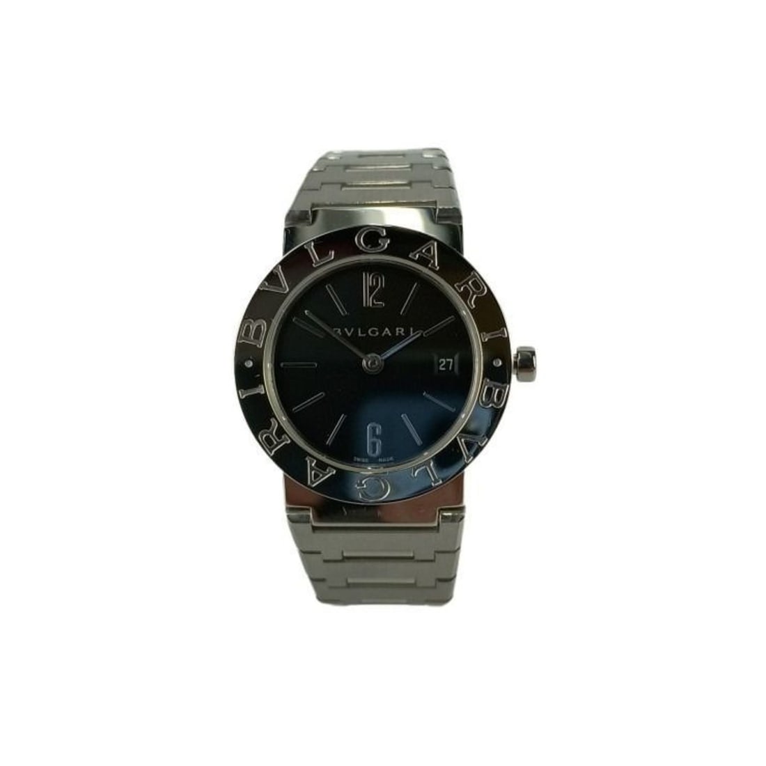 BVLGARI Bvlgari Watch BB26SS Black Dial Stainless Steel Women's Analog (1 of 10)
