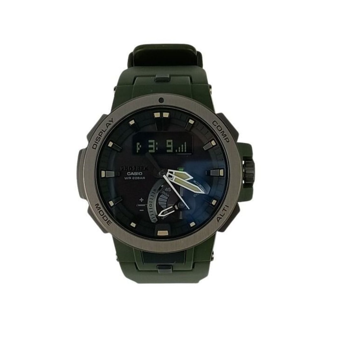 CASIO Pro Trek Multifield Line PRW70003JF Men's Watch with Black Dial, Resin and Stainless Steel: --- Catalog ---Category: SizeWrist Size: 22cm / 8.66''Case Diameter: 52.3mm / 2.06''Category: DesignType: WristwatchGender: MenColor (Dial): BlackMaterial (Case): Stainless steelCategory: GeneralMPN: