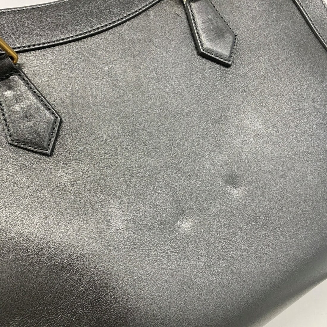 Gucci keychain, key hook, ring, leather, brown - 7