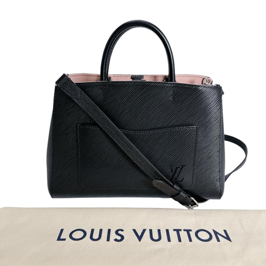 Louis Vuitton Marel Tote BB Epi Leather Handbag M59952 Black (1 of 18)