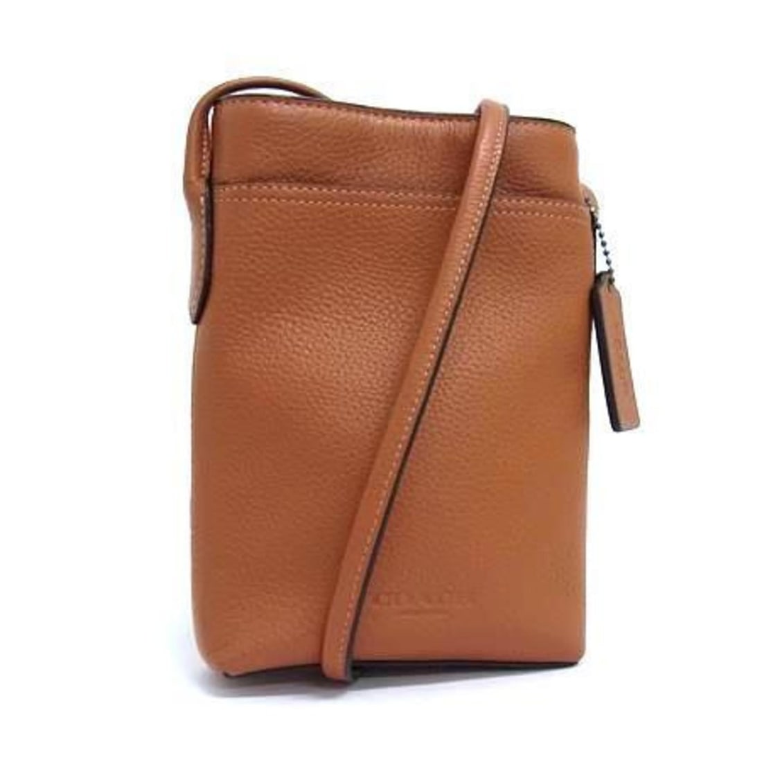 COACH Hudson Fawn Lanyard Shoulder Bag CB910 Brown Leather Men's Pochette (1 of 13)