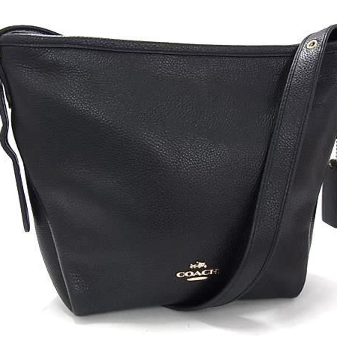 COACH Shoulder Bag 36536 Black Leather Women's (1 of 13)