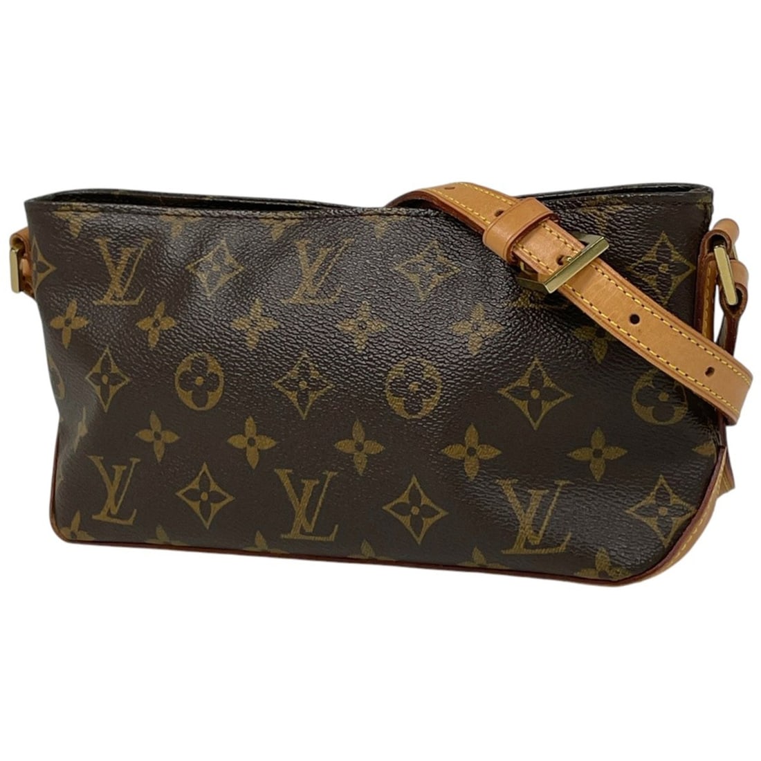 Louis Vuitton Trotter Crossbody Pochette Shoulder Bag Monogram Brown M51240 Women's: --- Catalog ---Category: SizeSize (HxWxD): 12cm x 23cm x 7cm / 4.72'' x 9.05'' x 2.75''Category: DesignType: Pochette, Shoulder bagColor: BrownGender: WomenMaterial: Monogram Category: GeneralMPN: M51