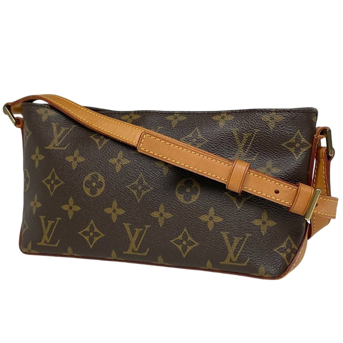 Louis Vuitton Trotter Crossbody Pochette Shoulder Bag Monogram Brown M51240 Women's (1 of 12)