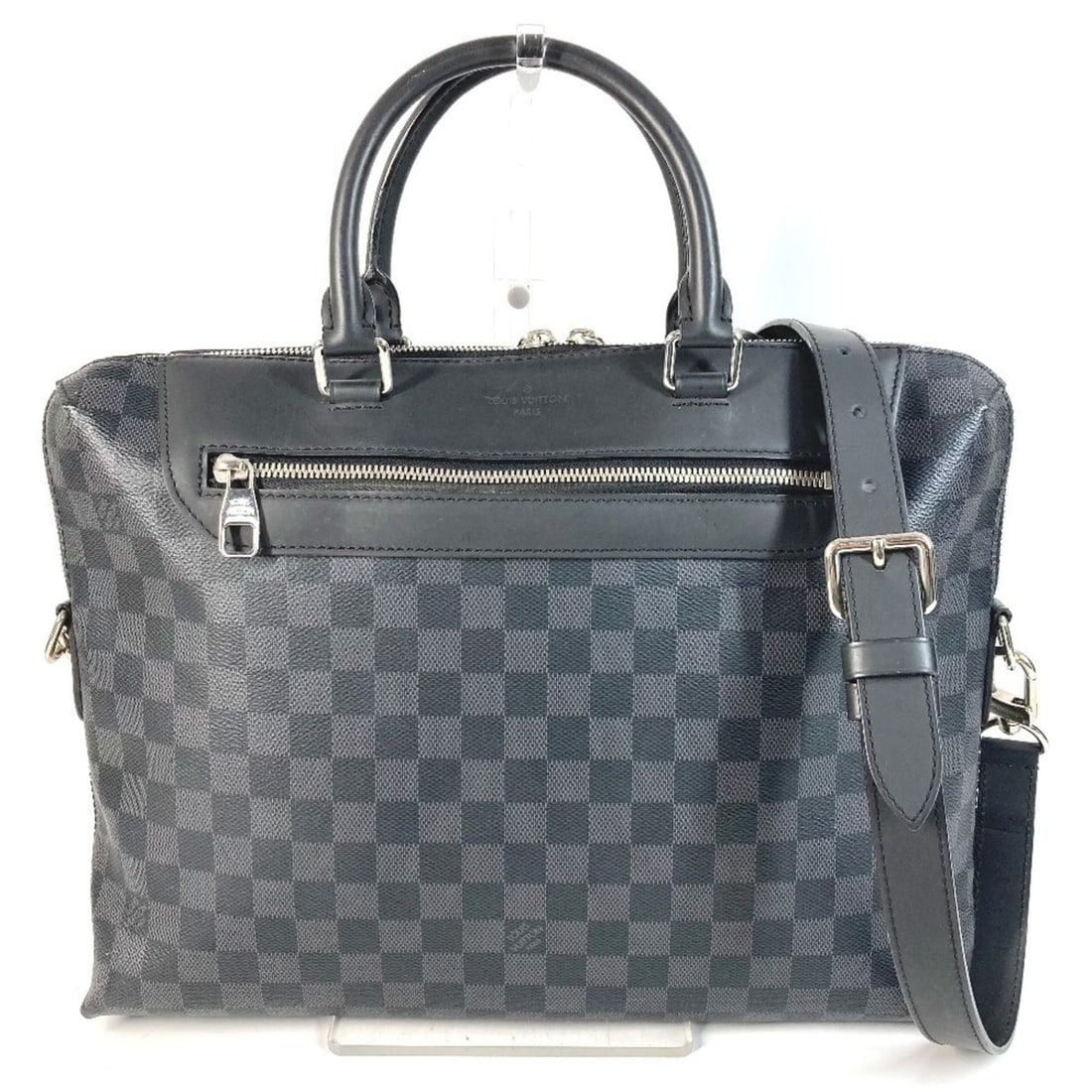 LOUIS VUITTON N48260 Damier Graphite PDJ NM Briefcase, 2-Way Bag, Shoulder Business Canvas, Men's, (1 of 18)