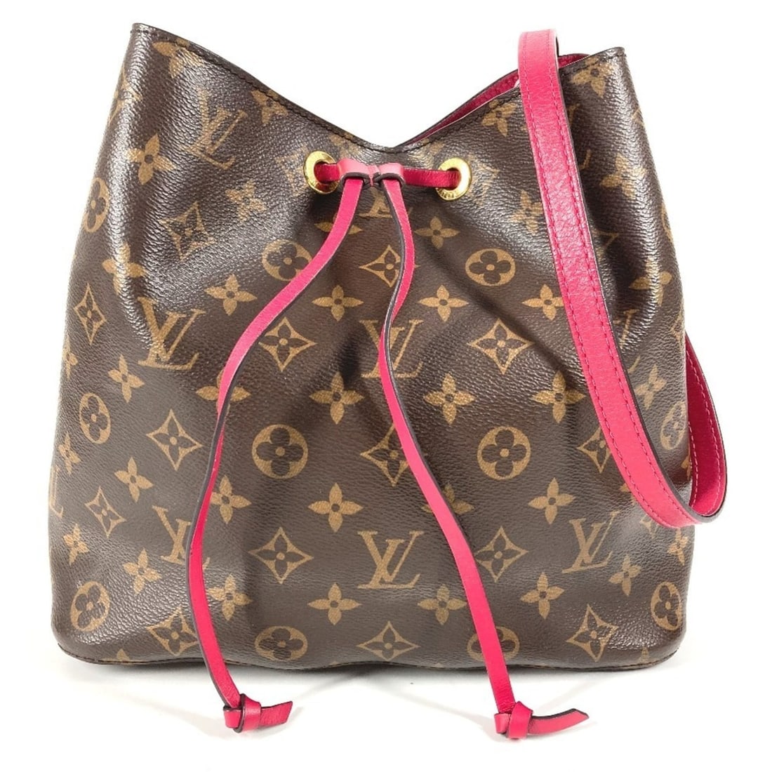 LOUIS VUITTON M43570 Monogram NeoNoe Shoulder Bag, Drawstring, Crossbody, Canvas, Men's and Women's,: --- Catalog ---Category: SizeSize (HxWxD): 24cm x 25.5cm x 16.5cm / 9.44'' x 10.03'' x 6.49''Category: DesignType: Shoulder bagColor: Brown, PinkGender: Men,WomenMaterial: Monogram Category: GeneralMP