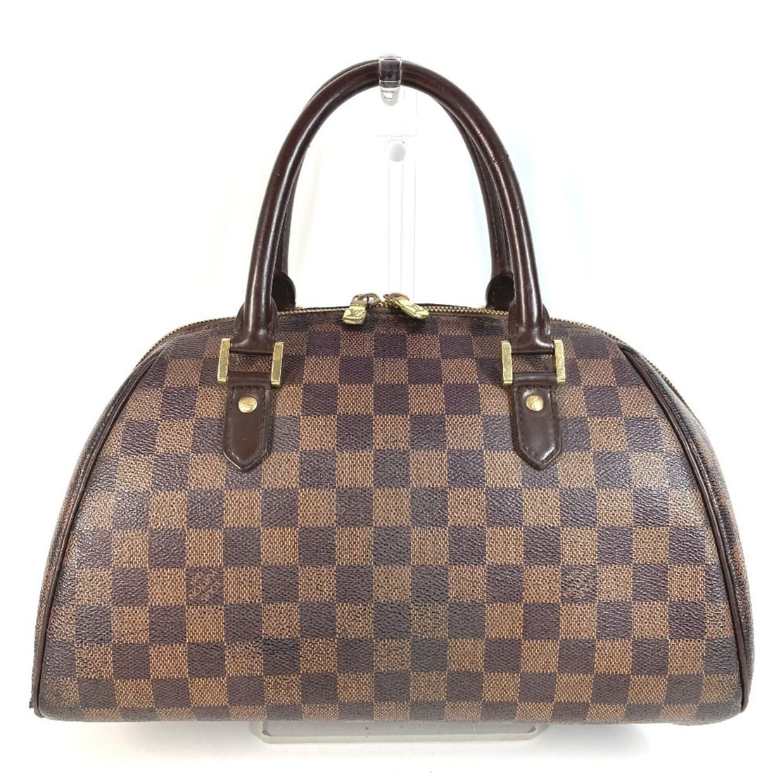 LOUIS VUITTON N41434 Damier Rivera MM Handbag, Mini Boston Bag, Women's, Canvas, Ebene Brown: --- Catalog ---Category: SizeSize (HxWxD): 19cm x 32cm x 17cm / 7.48'' x 12.59'' x 6.69''Category: DesignType: Boston bag, Handbag, Tote bagColor: BrownGender: WomenMaterial: Damier Canvas Category: G