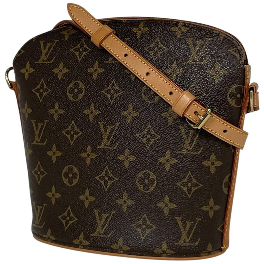 Louis Vuitton Drouot Crossbody Shoulder Bag Monogram Brown M51290 Women's (1 of 11)
