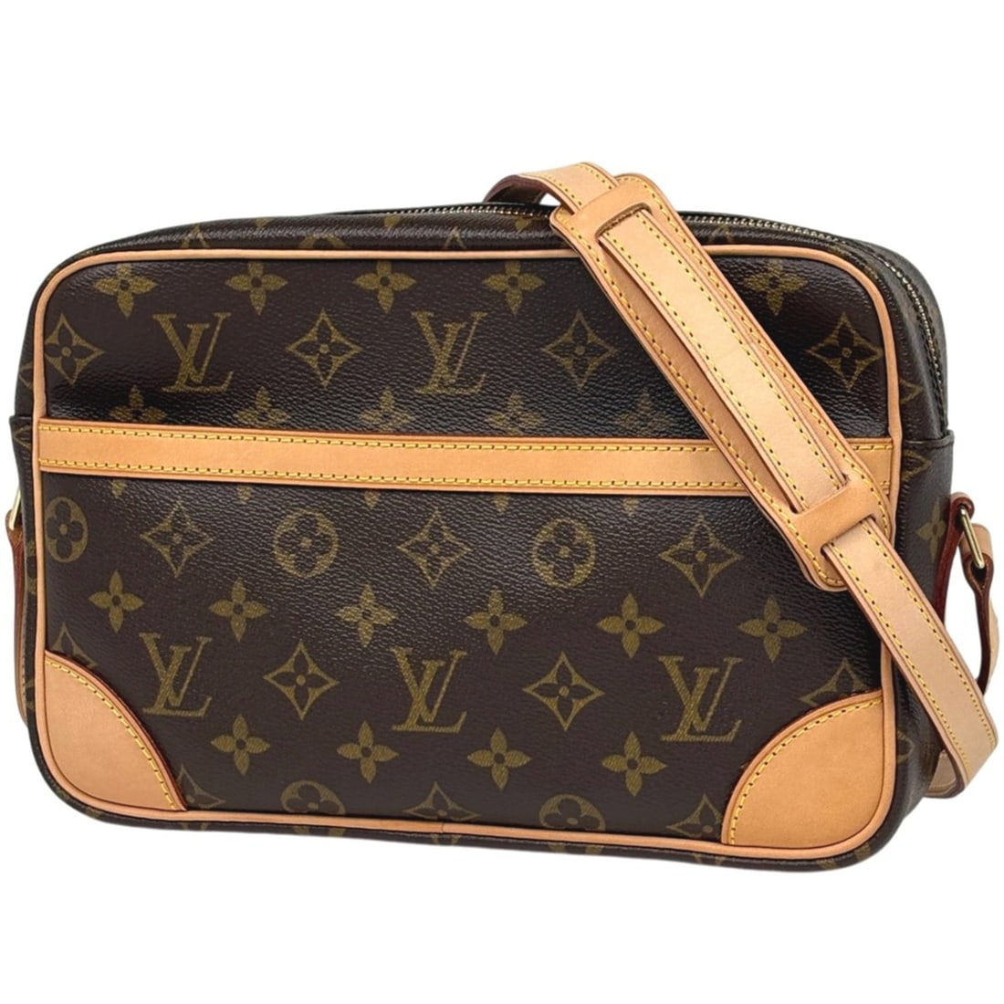 Louis Vuitton Trocadero 27 Crossbody Shoulder Bag Monogram Brown M51274 Women's: --- Catalog ---Category: SizeSize (HxWxD): 17.5cm x 27cm x 6.5cm / 6.88'' x 10.62'' x 2.55''Category: DesignType: Shoulder bagColor: BrownGender: WomenMaterial: Monogram Category: GeneralBrand: Louis