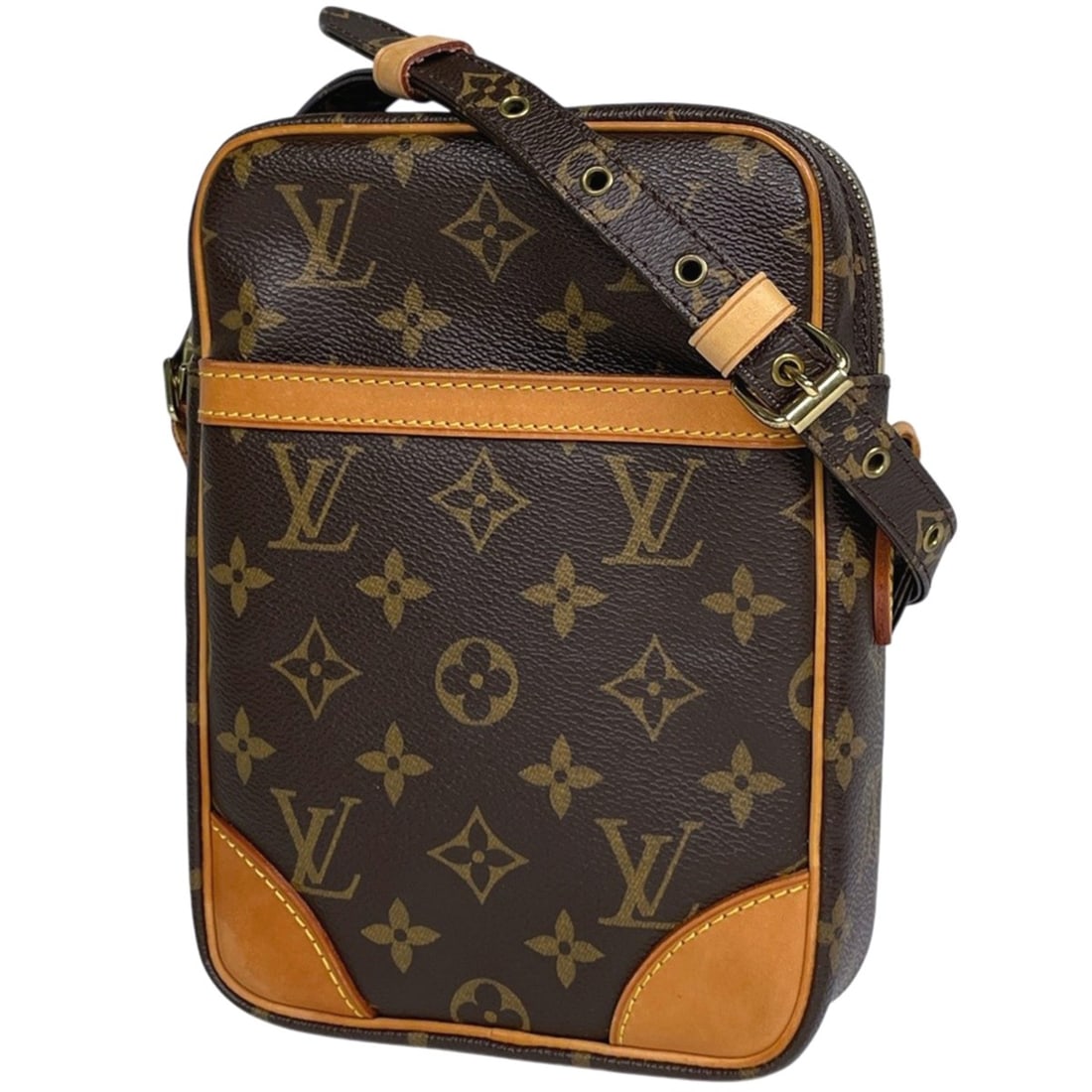 Louis Vuitton Danube Crossbody Shoulder Bag Monogram Brown M45266 Women's (1 of 10)