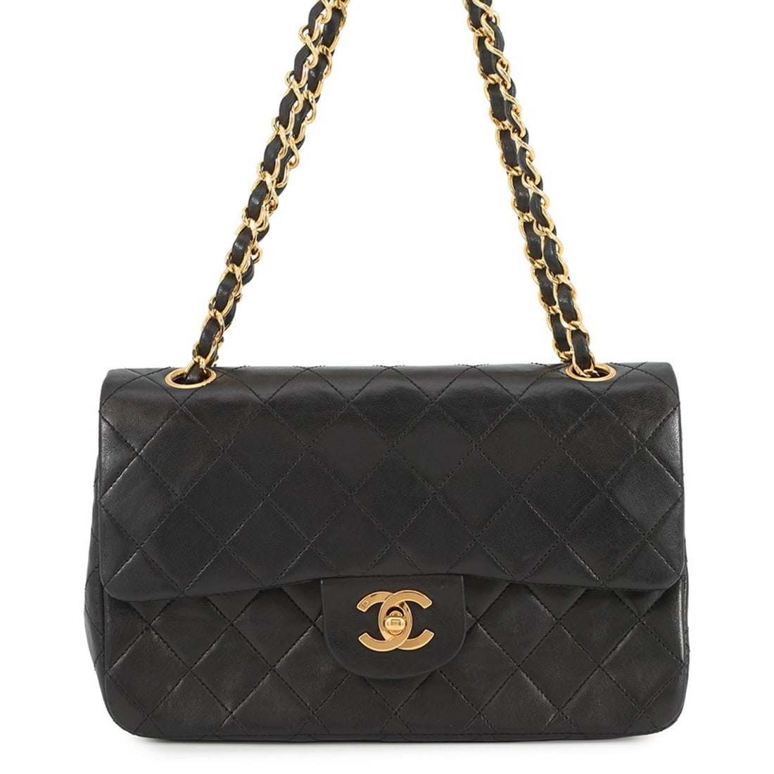 Chanel Chain Shoulder Bag Matelasse 23 Coco Mark Double Lambskin A01113 CHANEL Black (1 of 19)