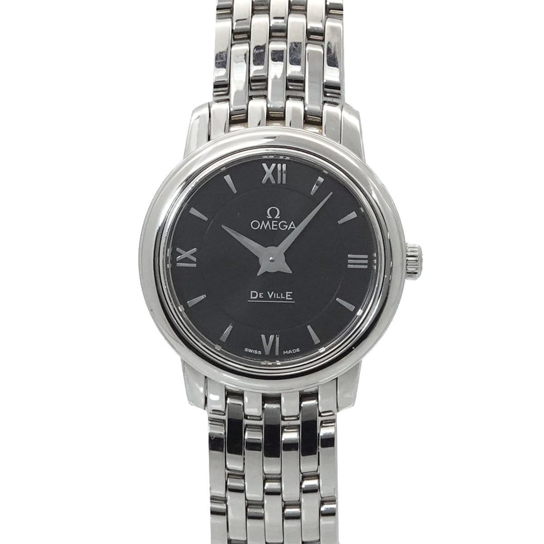 OMEGA De Ville Prestige 424 10 24 60 01 001 Women's Black Quartz Watch (1 of 14)