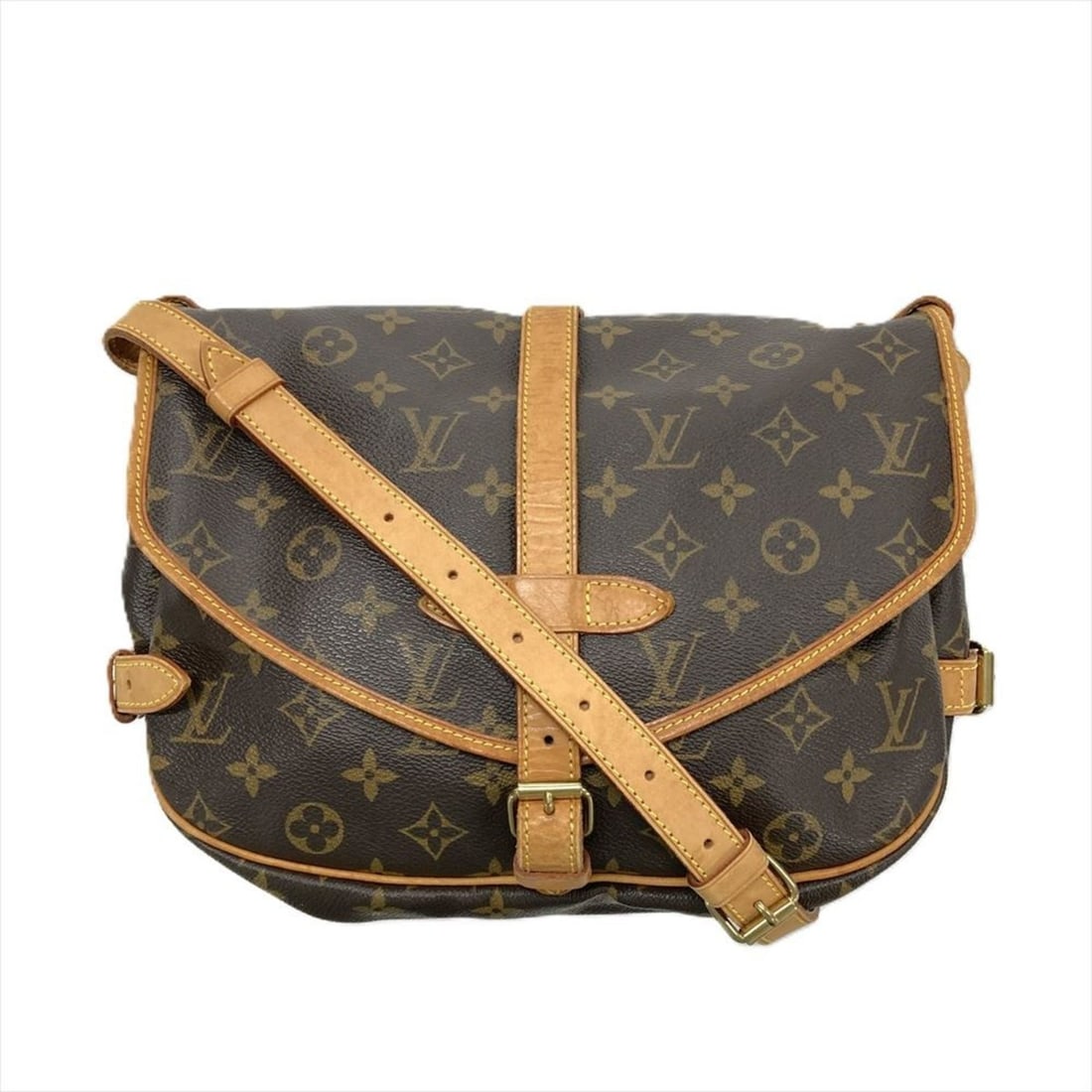 Louis Vuitton Saumur 30 Shoulder Bag in Monogram Canvas, M42256, Brown, MB0034, Women's: --- Catalog ---Category: SizeSize (HxWxD): 23cm x 29cm x 12cm / 9.05'' x 11.41'' x 4.72''Category: DesignType: Shoulder bagColor: Brown, MonogramGender: WomenMaterial: Monogram Category: GeneralMPN: M