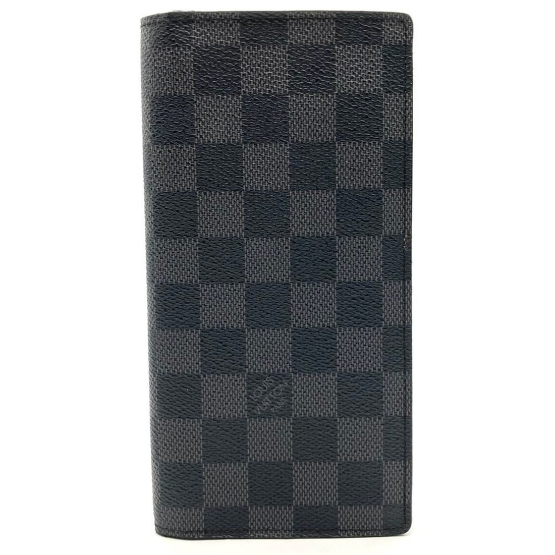 Louis Vuitton Portefeuille Brazza Long Wallet, Damier Graphite, Black with Silver Hardware, SP3069, (1 of 10)
