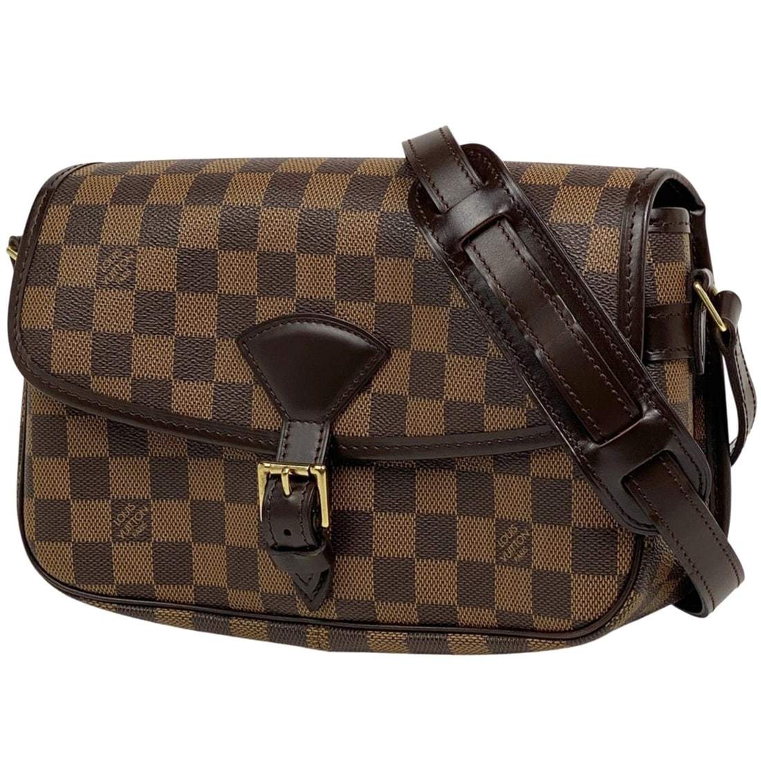 Louis Vuitton Sologne Crossbody Shoulder Bag, Special Order, Damier Brown, N48079, Women's: --- Catalog ---Category: SizeSize (HxWxD): 17cm x 26cm x 8.5cm / 6.69'' x 10.23'' x 3.34''Category: DesignType: Shoulder bagColor: BrownGender: WomenCategory: GeneralMPN: N48079Brand: Louis Vuitton---