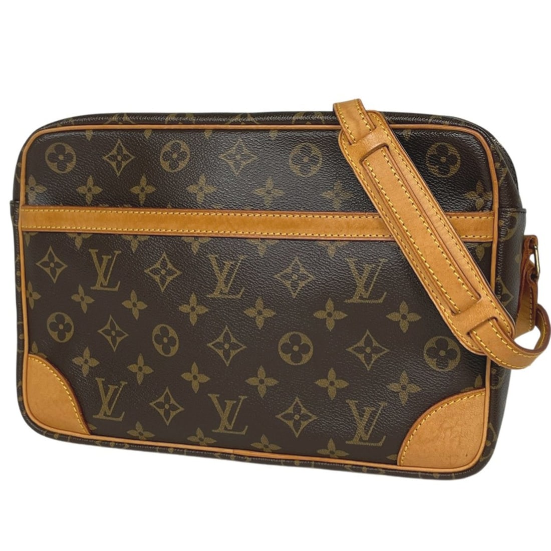 Louis Vuitton Trocadero 30 Crossbody Shoulder Bag Monogram Brown M51272 Women's: --- Catalog ---Category: SizeSize (HxWxD): 20cm x 30cm x 8cm / 7.87'' x 11.81'' x 3.14''Category: DesignType: Shoulder bagColor: BrownGender: WomenMaterial: Monogram Category: GeneralMPN: M51272Brand: