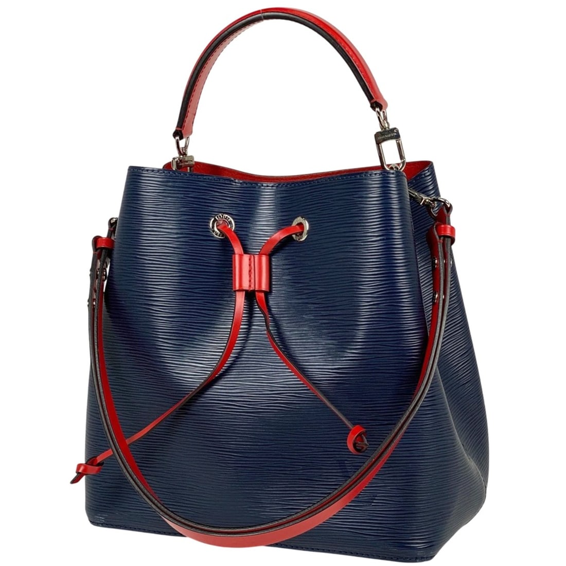 Louis Vuitton NeoNoe 2-Way Shoulder Bag/Handbag, Epi Leather, Indigo Blue, M54367, Women's (1 of 9)