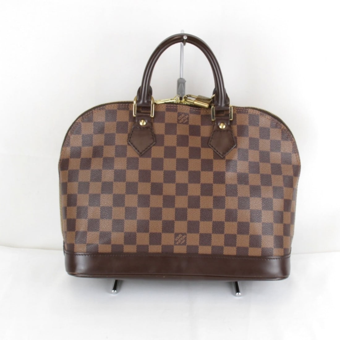 LOUIS VUITTON Alma PM N53151 Handbag, Damier Canvas, Brown, Women's: --- Catalog ---Category: SizeSize (HxWxD): 23cm x 30cm x 16cm / 9.05'' x 11.81'' x 6.29''Category: DesignType: HandbagColor: BrownGender: WomenMaterial: Damier Canvas Category: GeneralMPN: N53151Brand
