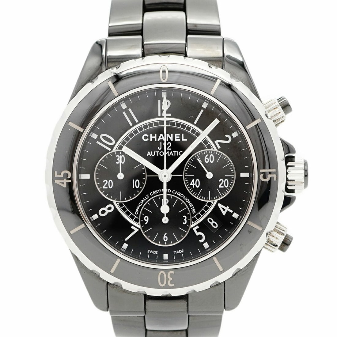 Chanel J12 H0940 Black Dial Men's Watch (1 of 12)