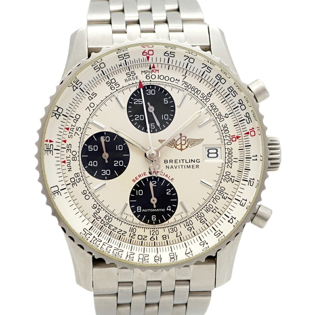 Breitling Navitimer A13330 Ivory Dial Men's Watch (1 of 12)