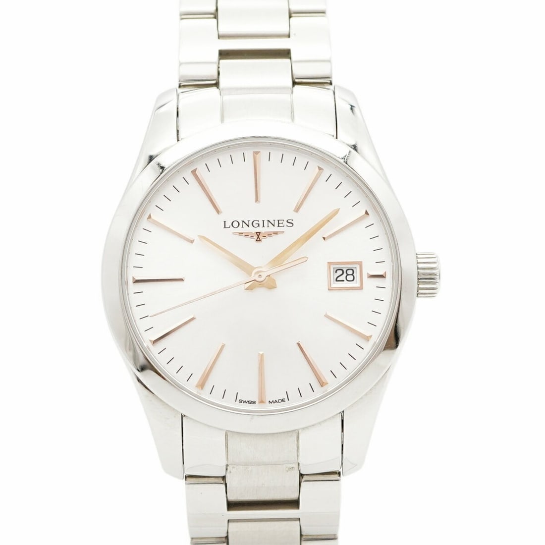 Longines Conquest Classic L2.386.4.72.6 Silver Dial Watch for Men and Women (1 of 12)