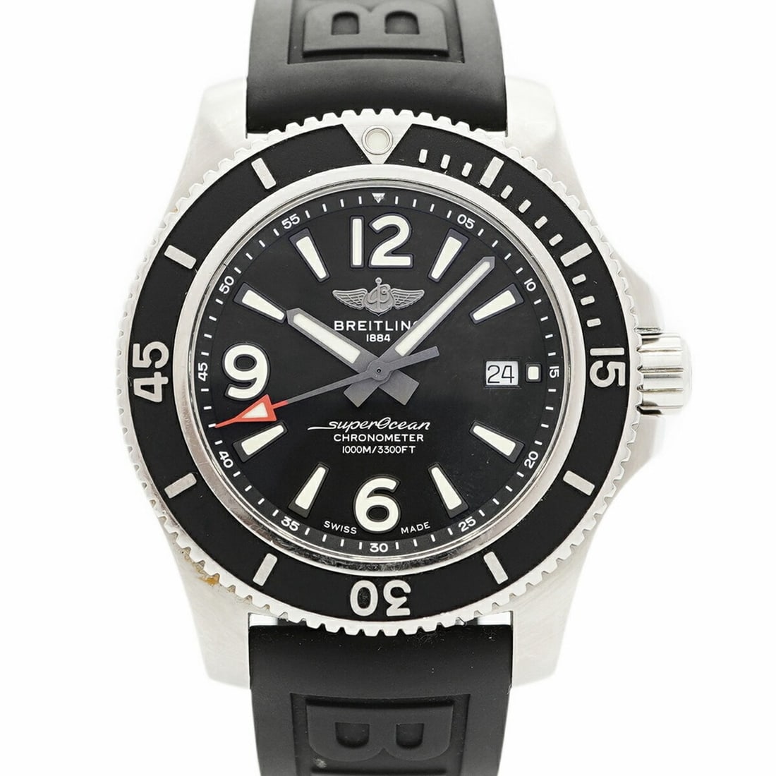 Breitling Superocean A17367 Black Dial Men's Watch (1 of 12)