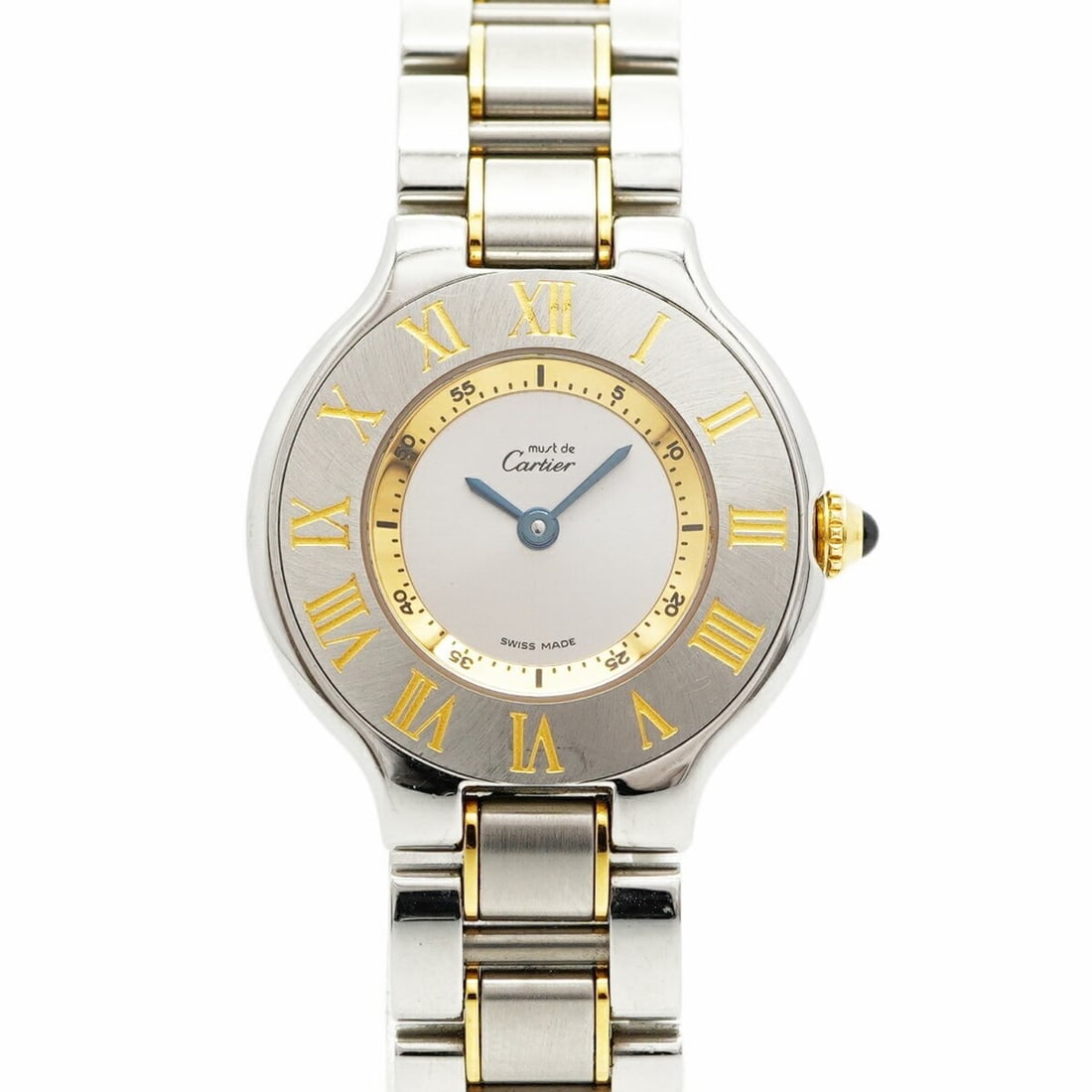 Cartier Must 21 SM W10073R6 Silver Dial Women's Watch (1 of 12)